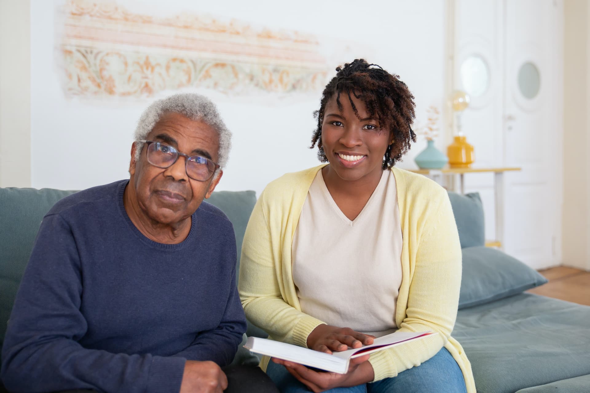 A carer supporting a young person